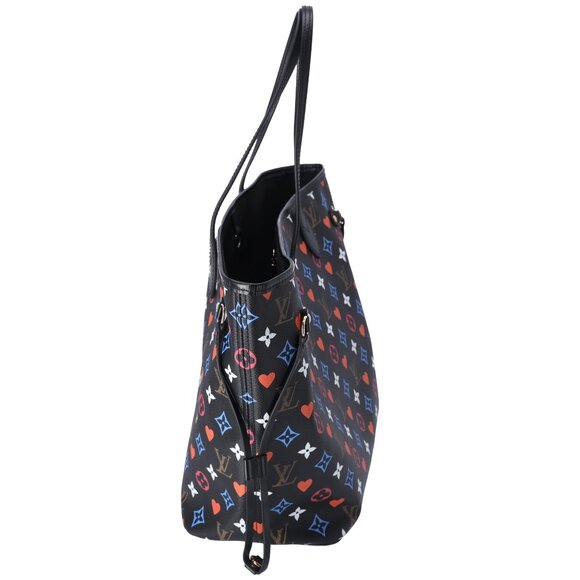 Louis Vuitton Monogram Game On Neverfull MM Black Multicolor - Picture 6 of 10